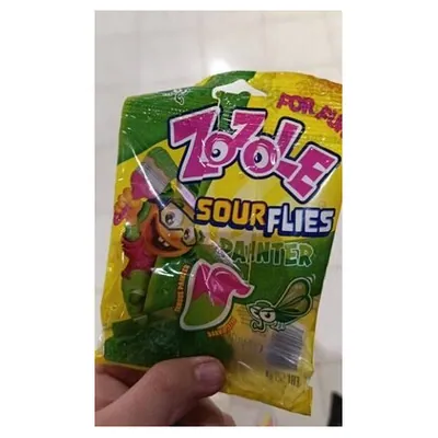 Mieszko жевательный мармелад Zozole Sour Flies Watermelon, 75 г