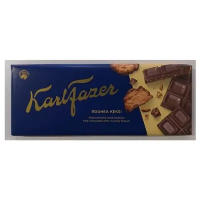 Karl Fazer Crunchy Biscuit chocolate, 180 g