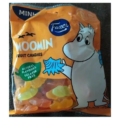 Fazer Moomin fruit sweets, 80 g