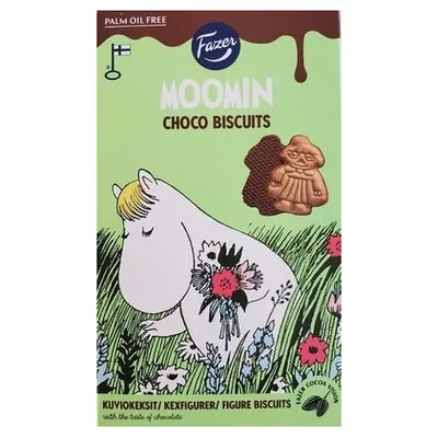Fazer Moomin шоколадное печенье, 175 г