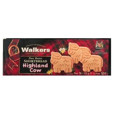 Walkers песочное печенье в форме коровы Хайленд, 125 г