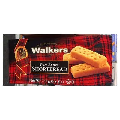 Walkers песочное печенье в виде пальчиков, 250 г