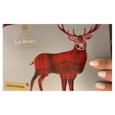 Walkers песочное печенье в жестяной коробке с оленем, 150 г