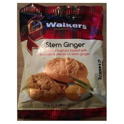 Walkers имбирное печенье, 25 г