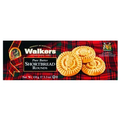 Walkers песочное печенье в форме чертополоха, 150 г