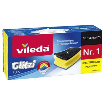 Vileda Glitzi Plus sponge, 3 pcs