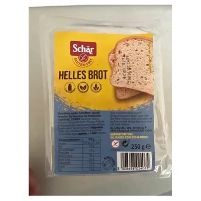 Schär Gluten-free white bread Pan Blanco, 250 g