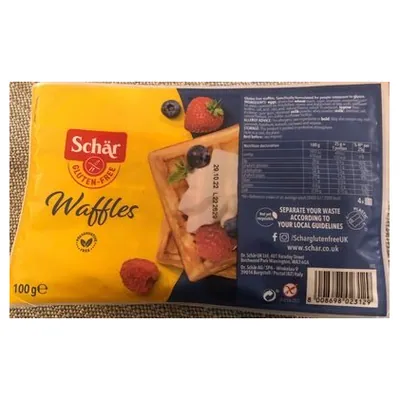 Schär мягкие вафли, 100 г