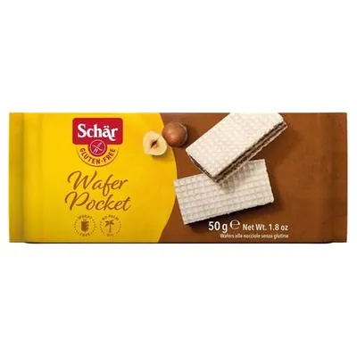 Schär ореховые вафли Wafer Pocket, 50 г