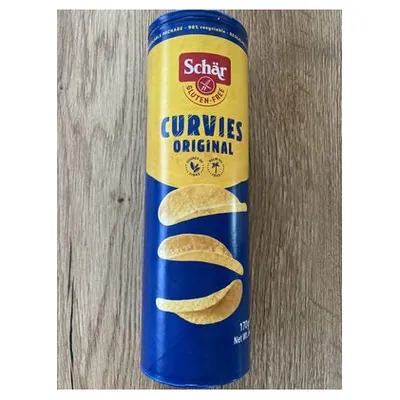 Schär чипсы Curvies оригинальные, 170 г