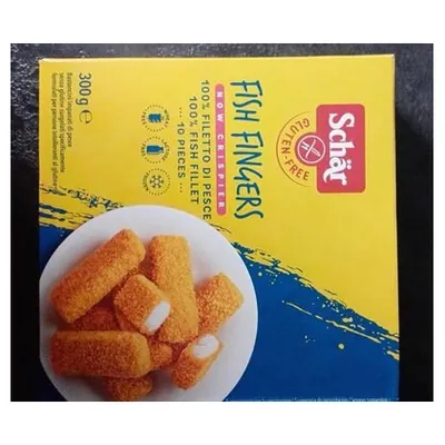 Schär frozen fish fingers, 300 g