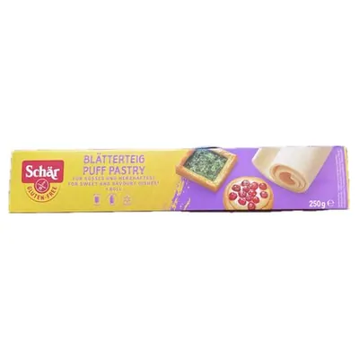 Schär frozen millefoglie puff pastry, 250 g