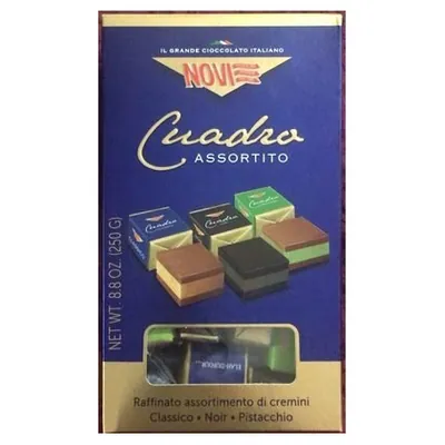 Novi конфеты Cuadro Pralines ассорти в коробке