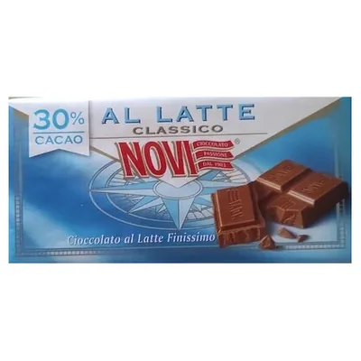 Novi молочный шоколад Milk, 100 г
