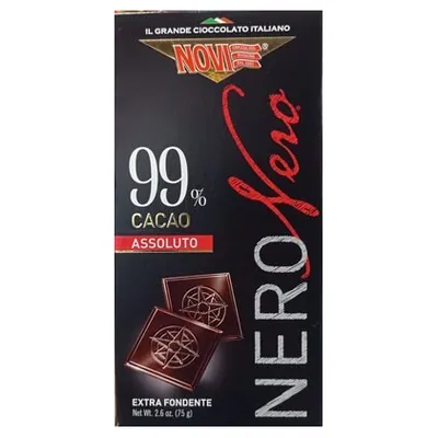 Novi тёмный шоколад Nero Nero 99% какао, 100 г