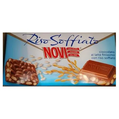Novi молочный шоколад с хрустящим рисом