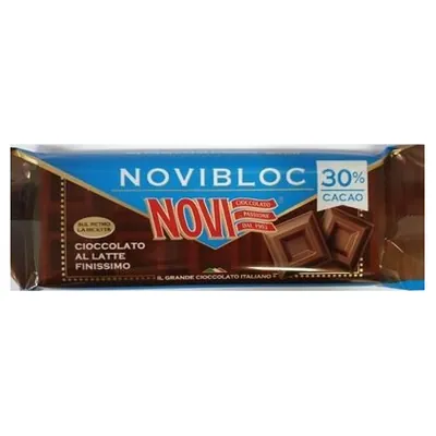 Novi шоколад молочный Novibloc, 150 г