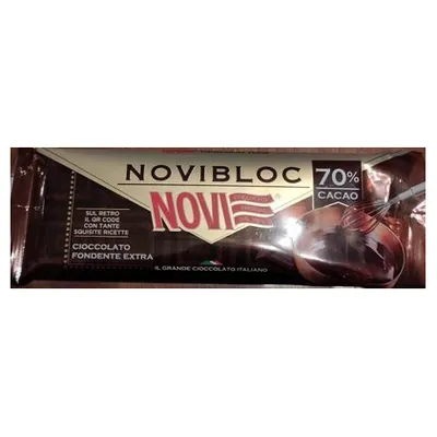 Novi шоколад темный Novibloc 70%, 140 г