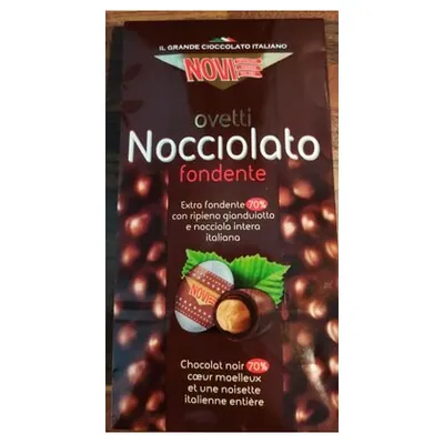 Novi конфеты шоколадные Ovetti Nocciolato Dark темные, 145 г